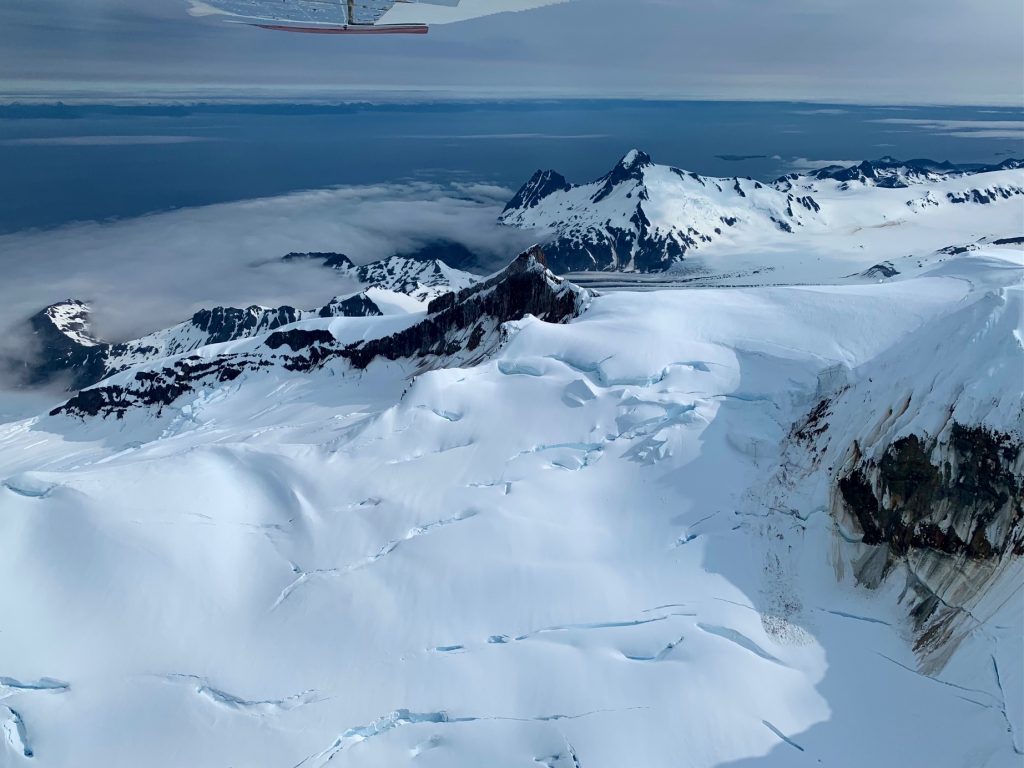 Alaska's Glaciers and Dormant Volcanos within Katmai National Park
