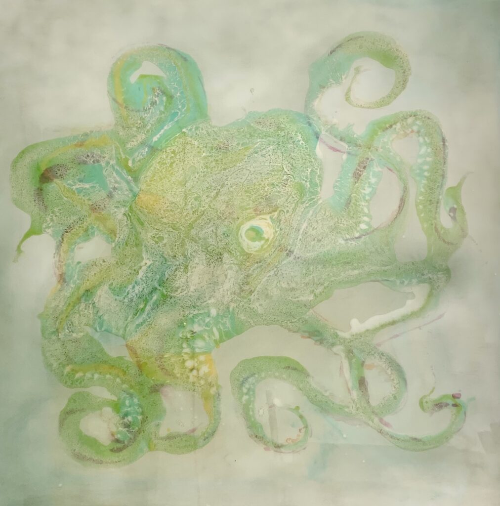 Bob Gibson Resin Seascape Paintings Open May 18th at Tequesta ArtCenter